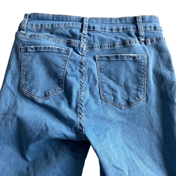 Hammer Jeans Light Wash Blue Denim Bootcut Jeans Sz 9‎ Y2K Retro Boho - Picture 5 of 11